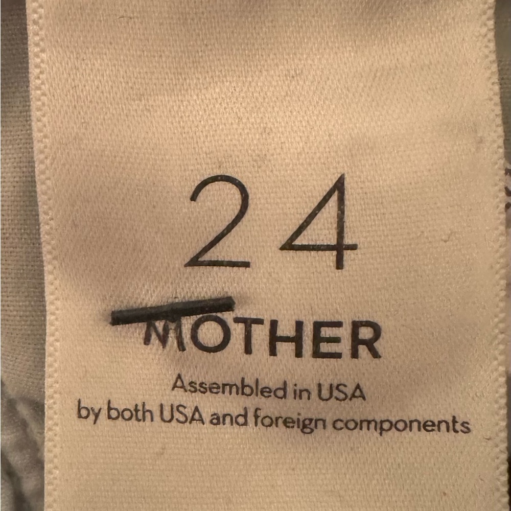 Mother High Waisted Lookers Skinny Jeans Size 24 - Picture 9 of 9